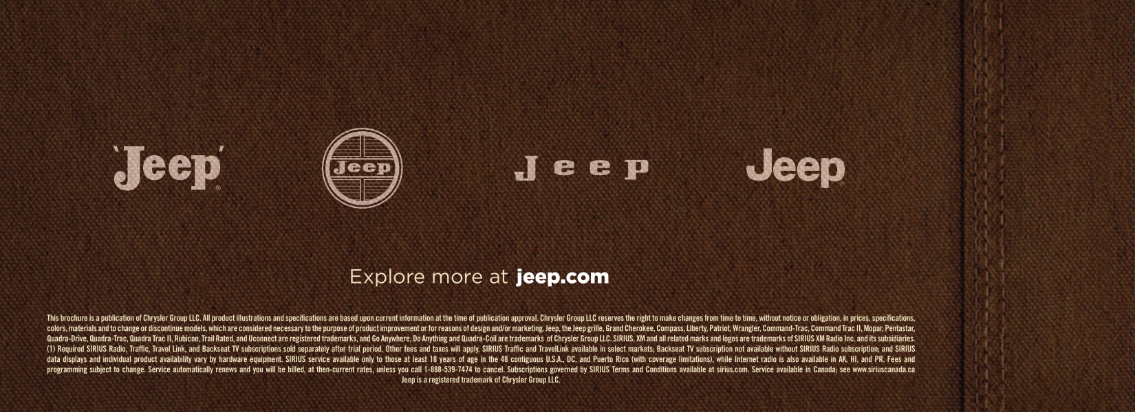 2011 Jeep Full Line Brochure Page 9